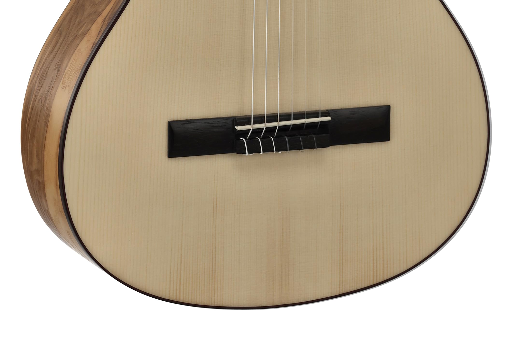 LUTHIER MANUEL RODRÍGUEZ Guitarra de concierto Caballero Principio - Modelo especial 120 años MR - Tapa de abeto - Cuerpo de olivo - Mecánicas doradas - CA-CMO 120