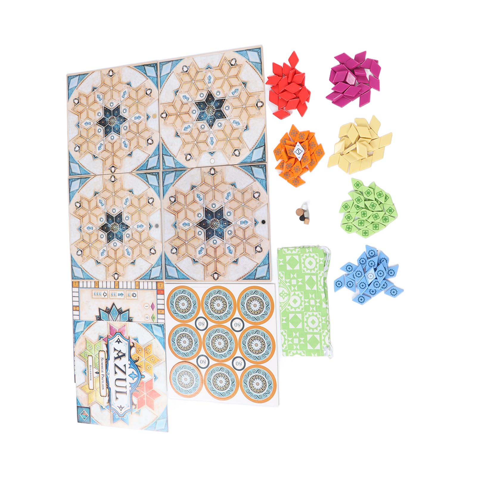 Juego de mesa de estrategia de colocación de azulejos, juego multijugador a juego de azulejos para adultos y adolescentes, divertido juego de fiesta familiar con bolsa de almacenamiento para reuniones