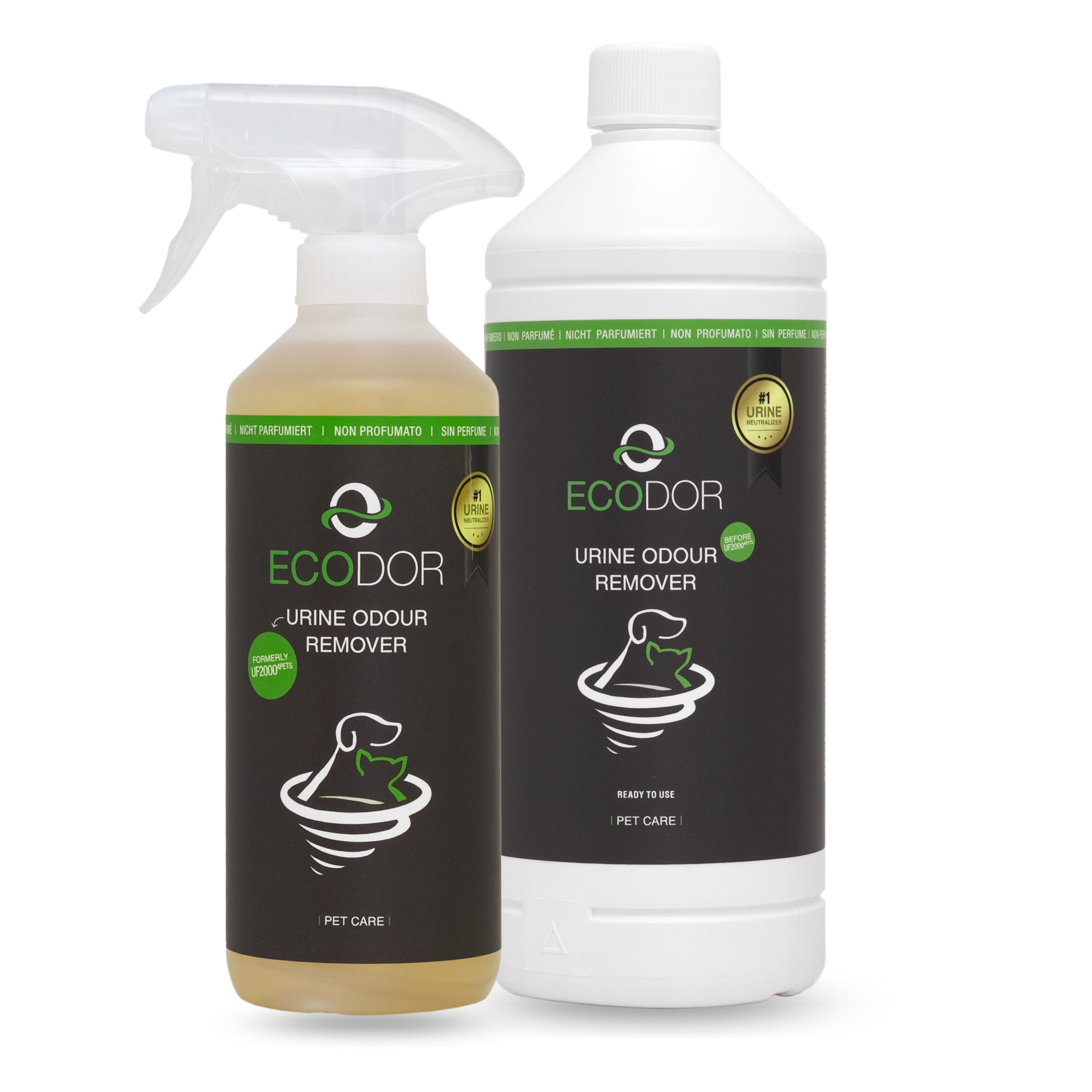 UF2000 4Pets Eliminator Zapachu Moczu 1500ml Bezzapachowy Enzymatyczny Środek Czyszczący dla psów, kotów i małych zwierząt