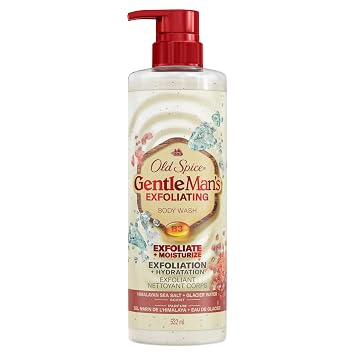 Old Spice Gentlemans Blend Exfoliating Body Wash, Himalayan Sea Salt, 532 ml