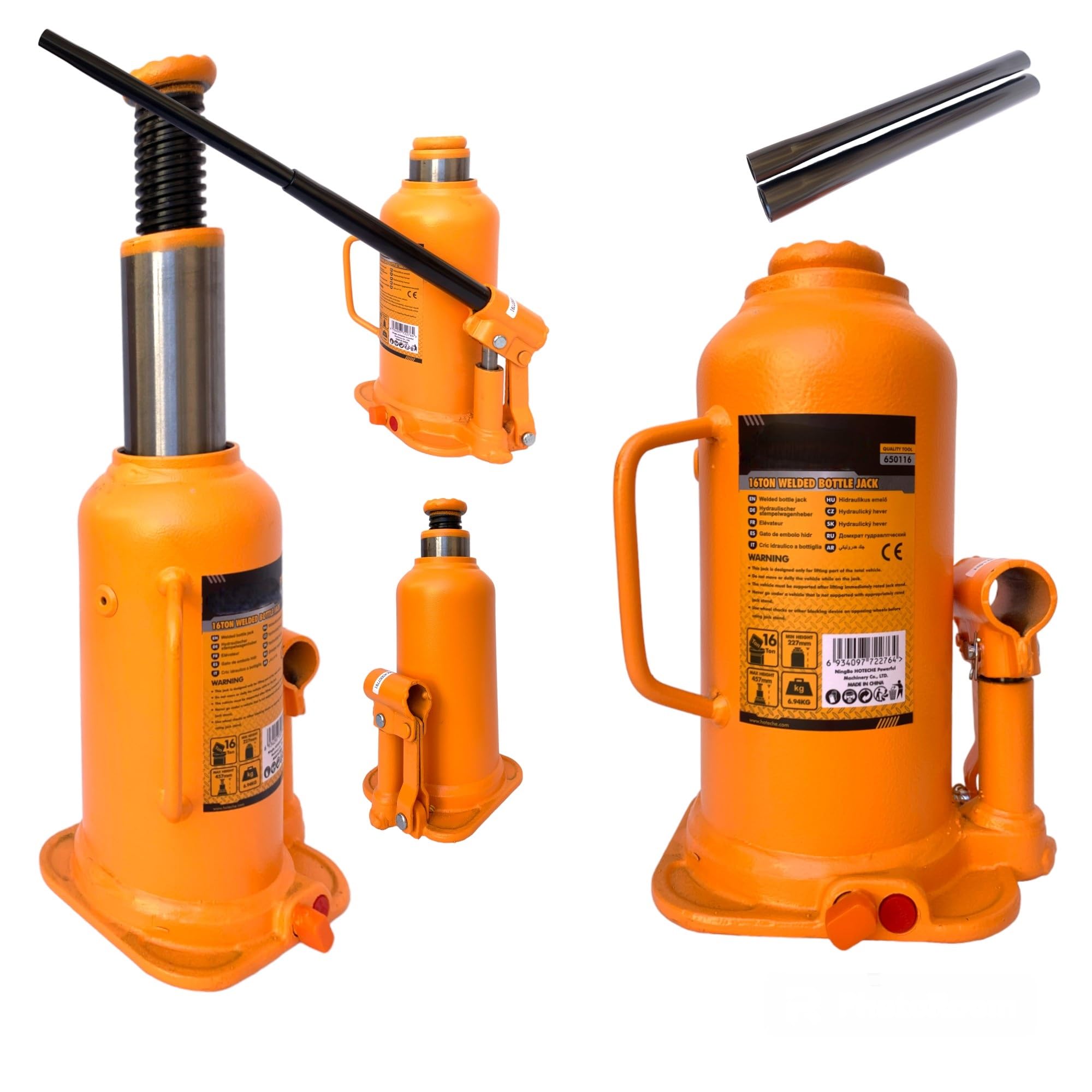 Cric a bottiglia - TYPE 3 - AC Hydraulic A/S - idraulico / per applicazioni di sollevamento / telescopico