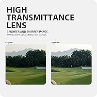 Vista 7 de Gogogo Sport Vpro GS24 - Telémetro láser para golf y caza, con aumento de 7X, rango de medición de distancia de 1200 yardas, función de vibración