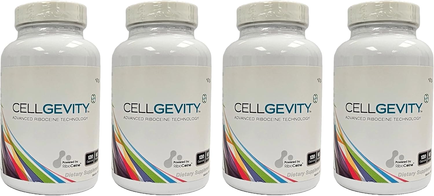 CELLGEVITY Glutathione Support with RiboCeine (120 capsules)