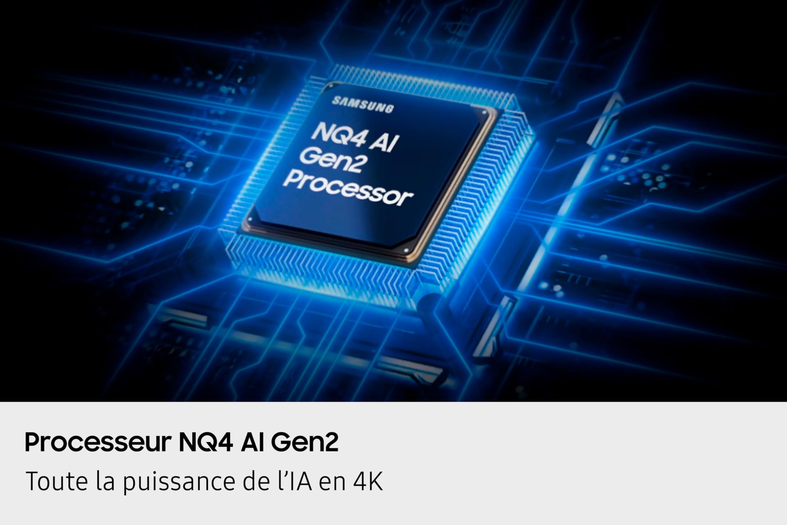 Samsung TV AI 55 Pouces OLED S85F 2025 4K Smart TV, Processeur NQ4 AI Gen2, WiFi, Airplay, HDR, Q-Symphony, OTS Lite, Gaming Hub, Bixby, Knox Security, Suivez Le Sport et Les Matchs de Football en 4K