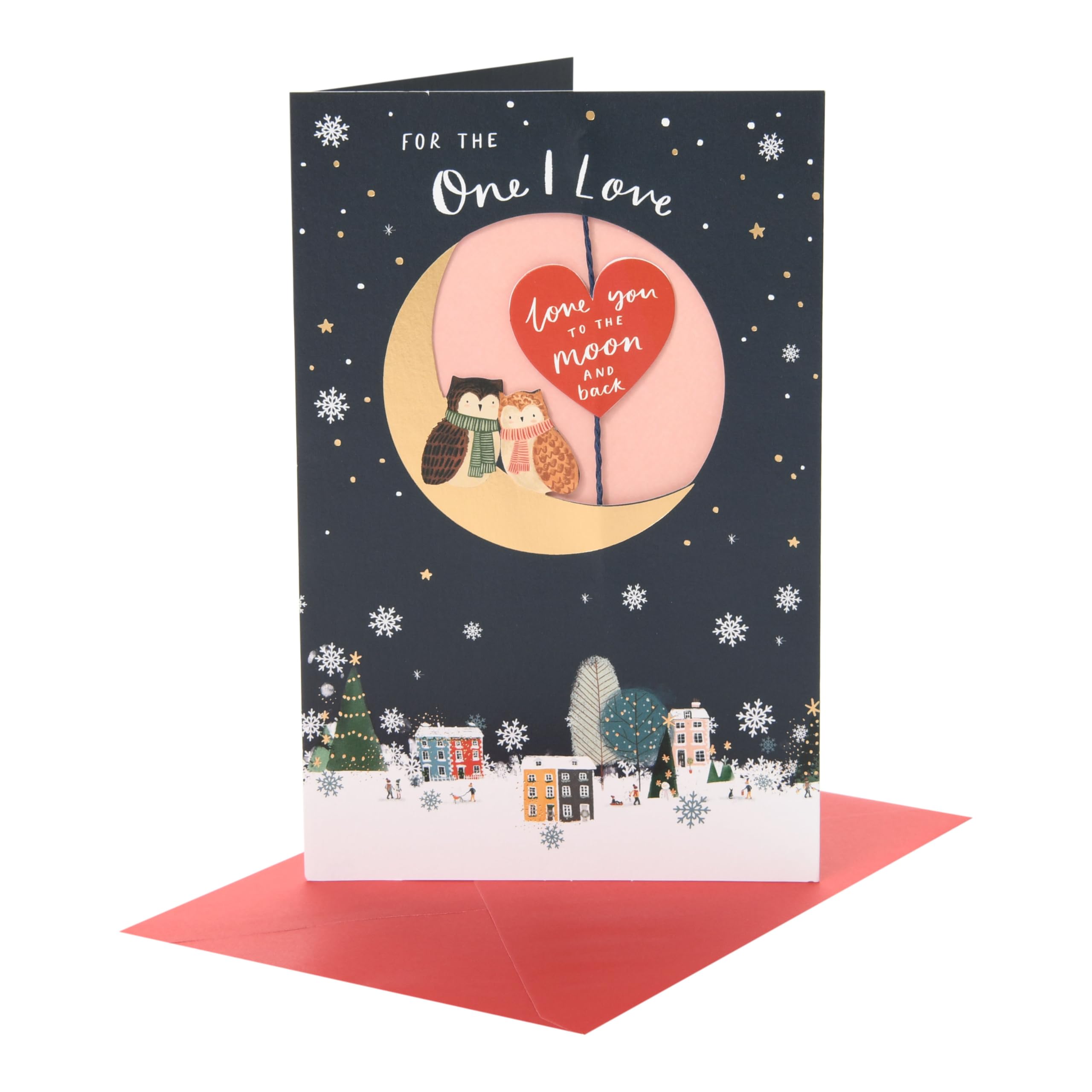 UK Greetings | Christmas Card for The One I Love | With Envelope