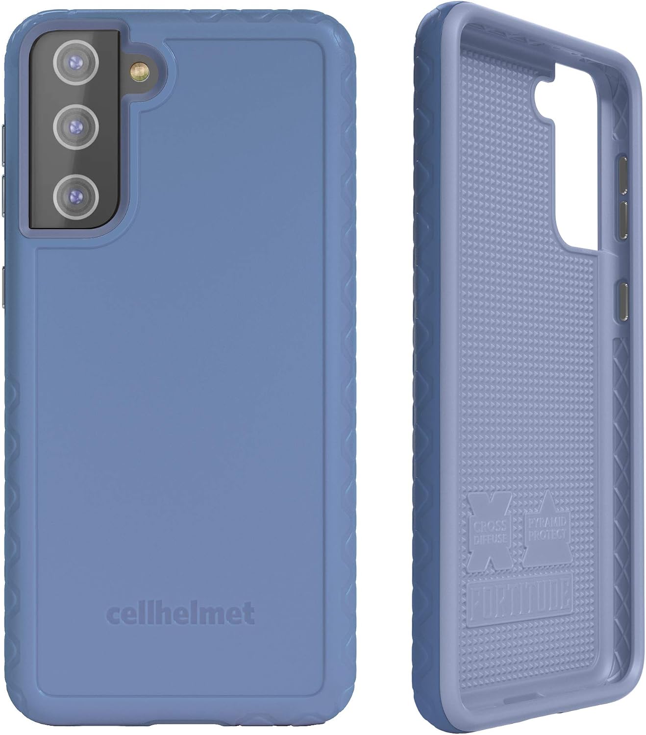 cellhelmet Fortitude Series Slate Blue Phone Case for Samsung Galaxy S21| As Seen on Shark Tank | in Retail Package