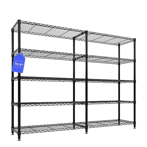Garvee 71 quot Wide Storage Shelves product photo (Garage & Utility Shelving) — ScooterReviewPro review