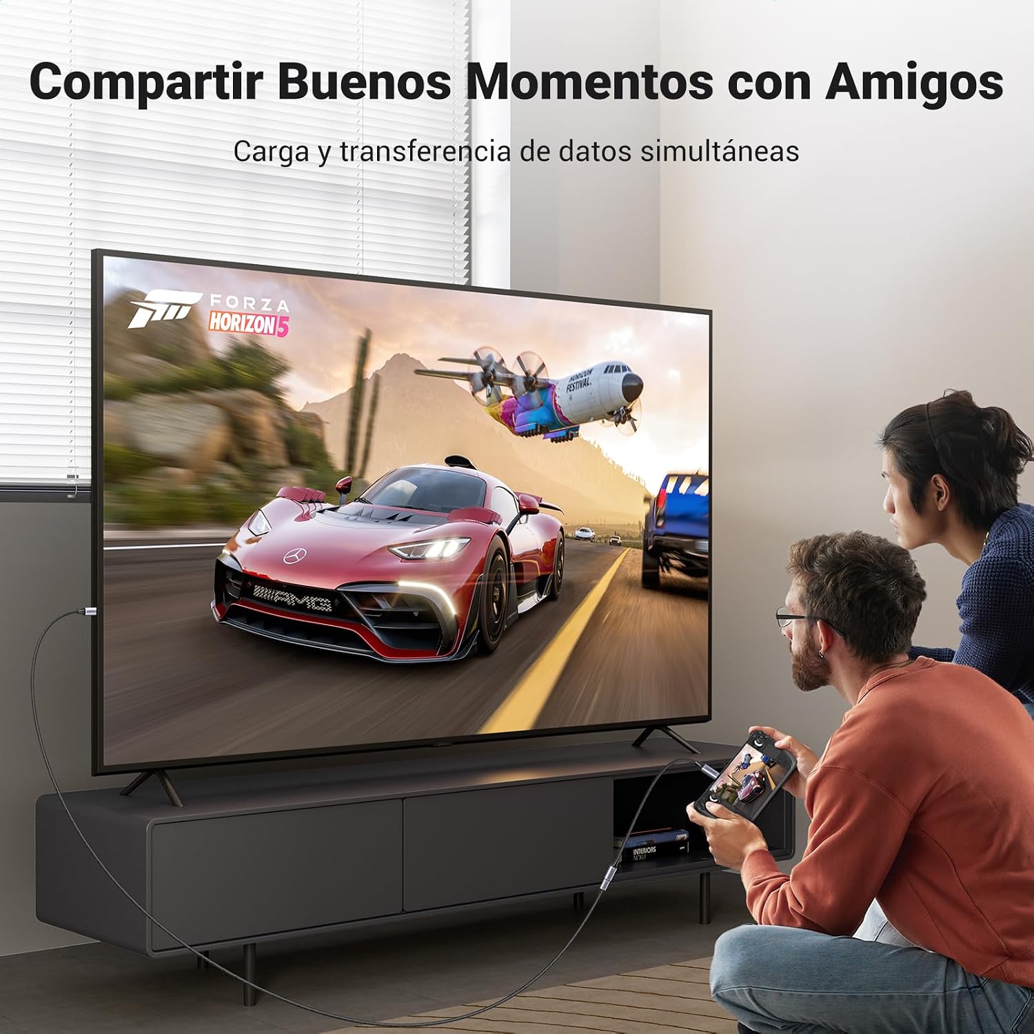 UGREEN Nexode Cable de Extensión USB C 3.2 Gen 2 10Gbps Vídeo 4K@60Hz 100W | Tipo C Carga Rápida, Compatible con Macbook HP, ASUS, iPhone 17 Pro Max Air/16/15, Galaxy S26/S25, Monitor. (1M Gris) 6
