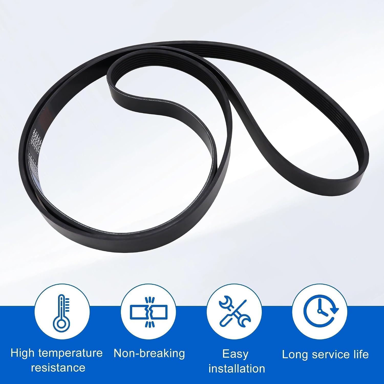 Engine Serpentine Drive Belt for Honda Civic 2006-2011, L4 1.8L
