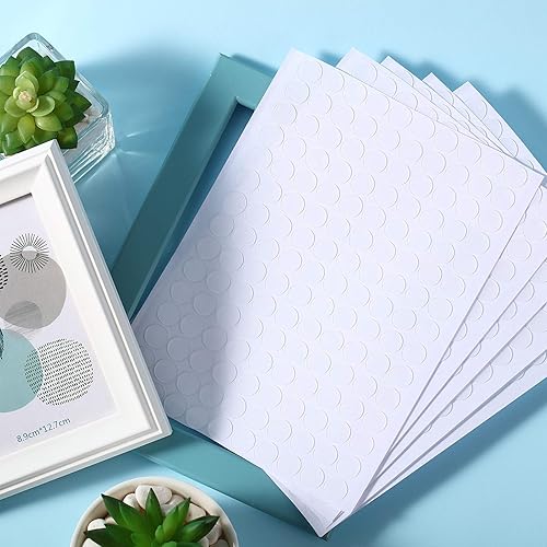 Miniatura 37 de Adhesivos adhesivos de doble cara transparentes de doble cara con cinta adhesiva redonda sin rastros, adhesivo fuerte, impermeable