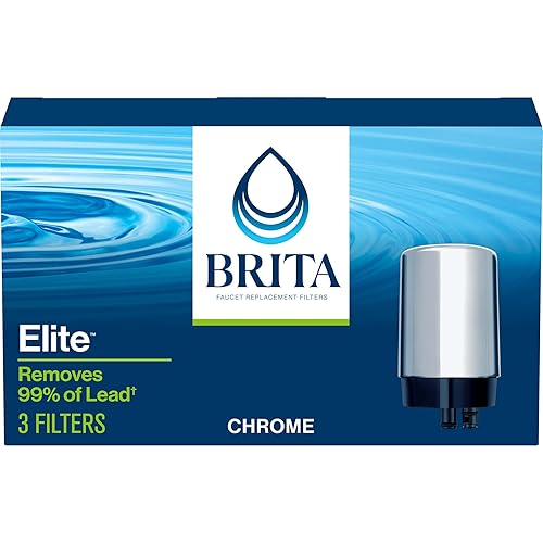 Vista 8 de Brita Sistema de filtro de agua para montaje en grifo, cromo, filtración sin espera, fácil instalación, filtro de agua multiusos para cocinas, baños