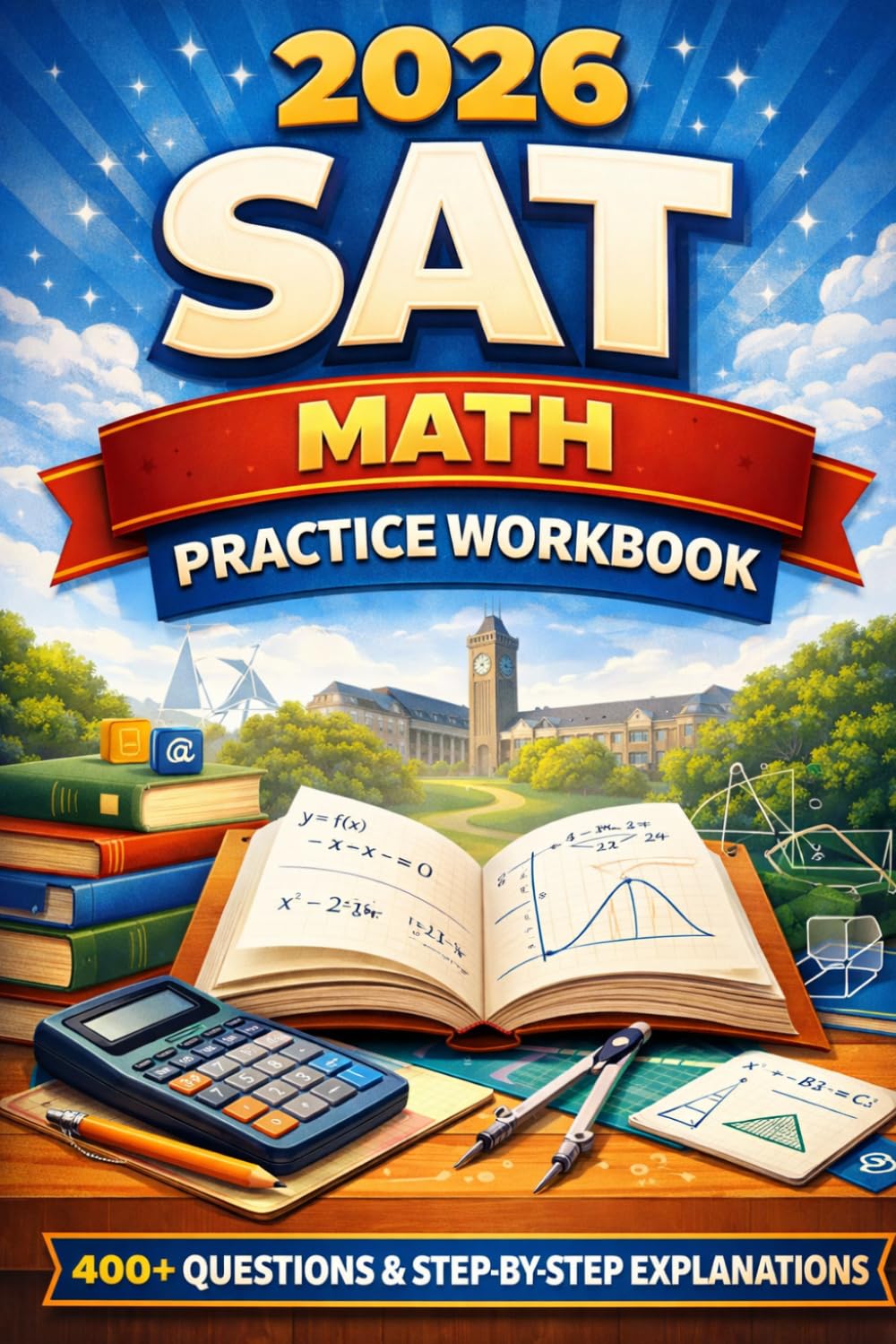 2026 SAT Math Practice Workbook (Master the SAT: Complete Prep Series)