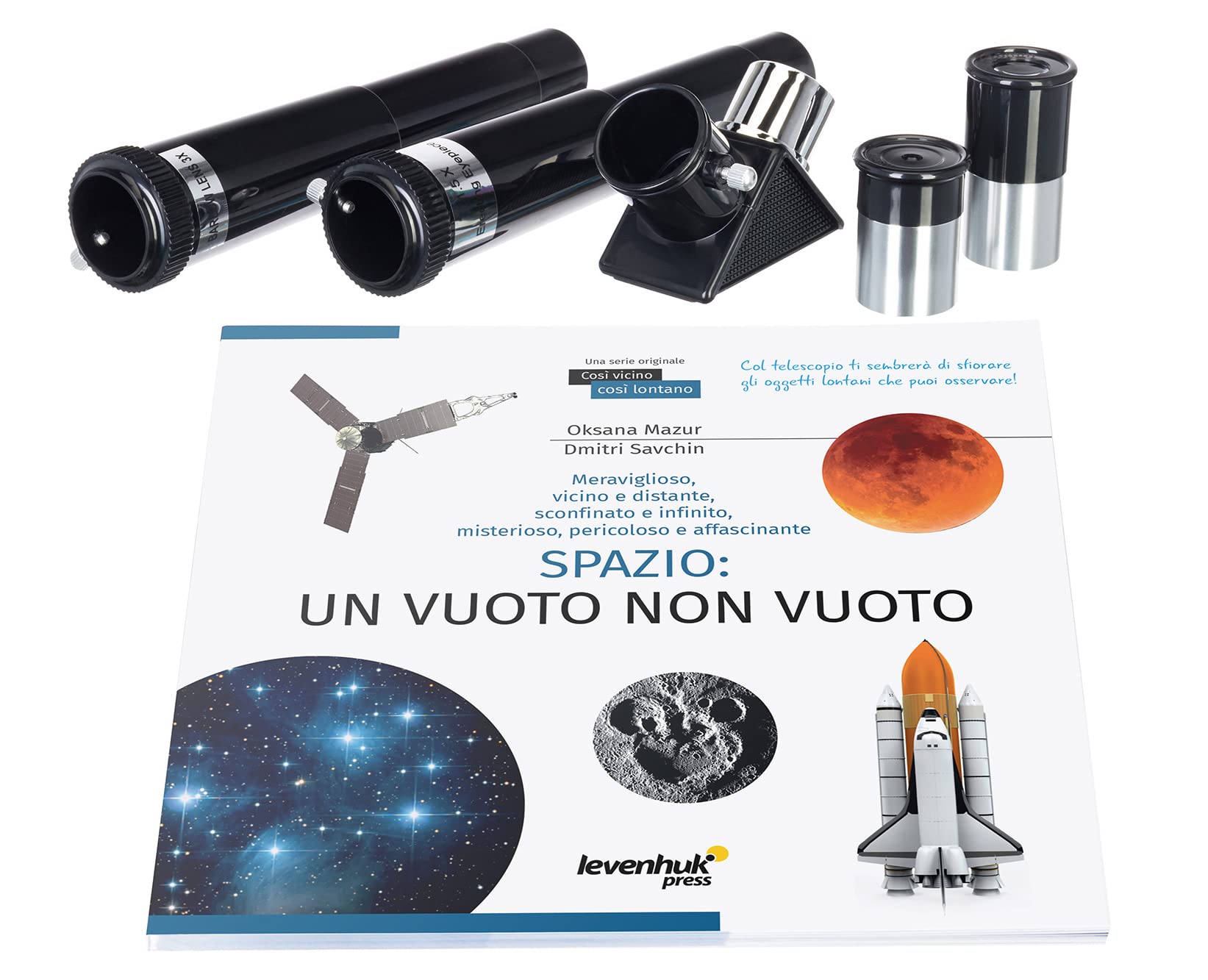 Telescopio Discovery Spark 703 AZ con libro in Italiano | Facile da Usare, Montatura AZ, Ideale per Luna, Pianeti e Osservazioni Terrestri, сon Accessori Inclusi e Libro in Italiano