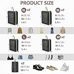 10-Piece Compression Packing Cubes Set for Travel, Travel Organizer, Lightweight Suitcase Organizer Bags, Space Saving Travel Essentials for Carry-on, Backpack, Luggage & Home Storage