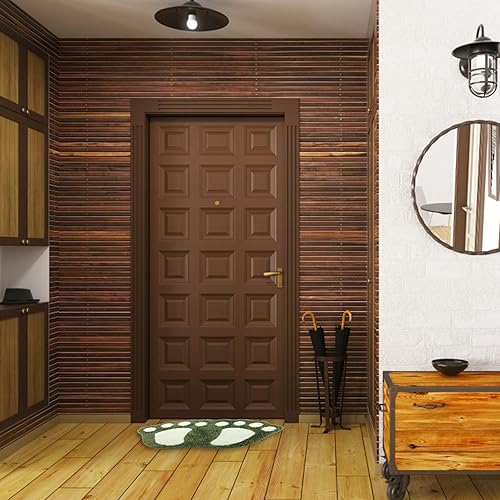 Miniatura 8 de VICASKY Absorbent Footprint Bathroom Floor Pad Quick-Drying Water-Absorbing Non-Slip Mat Machine Washable Green Bath Rug for Shower Door Safety