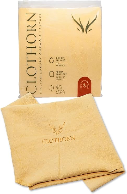 Produktbild von Clothorn Autowildleder 62x41cm - Made In Italy Für Streifenfreies Polieren
