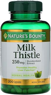 Milk Thistle 250 mg Capsules 200 ea (Pack of 3)