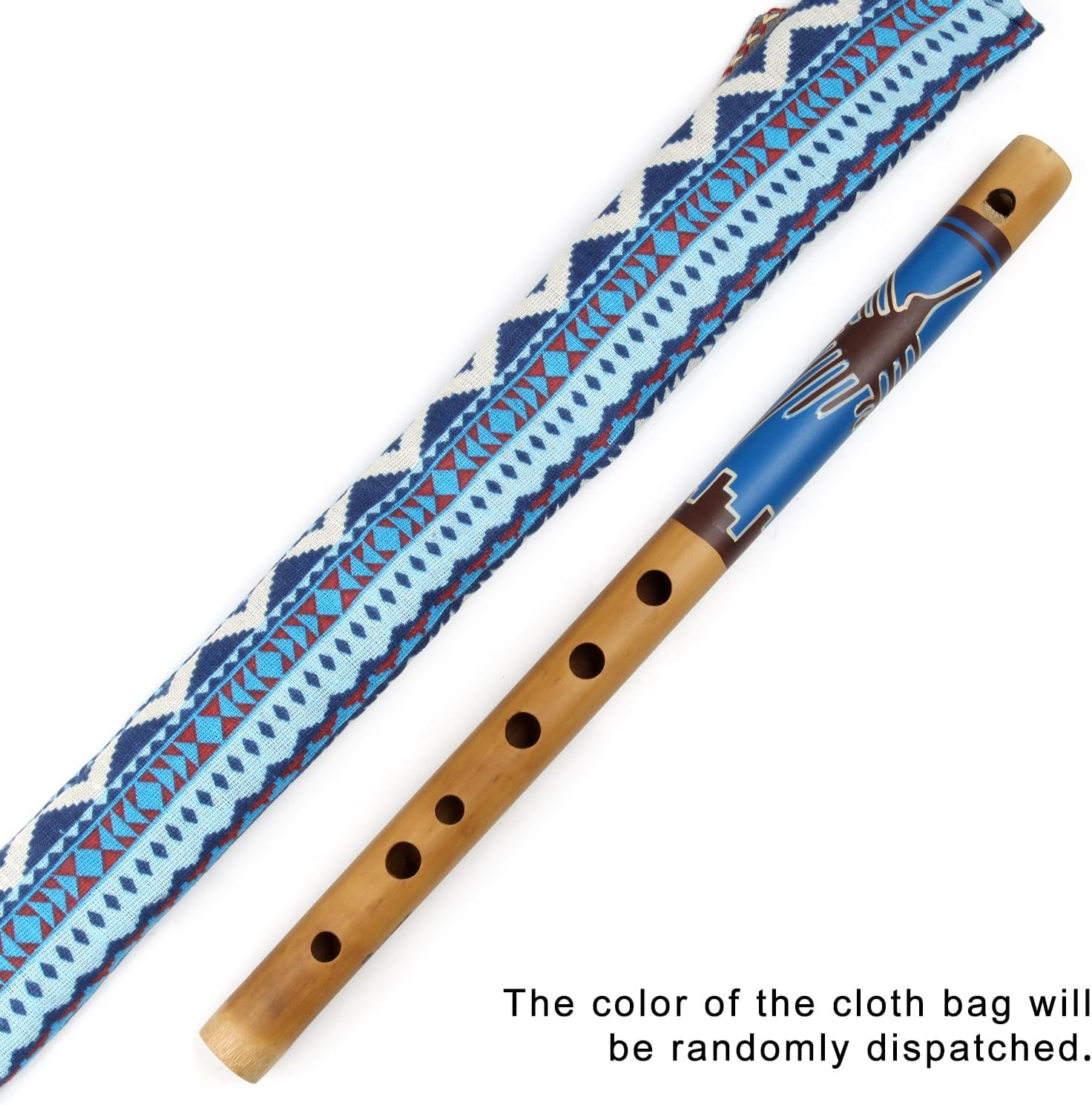 Fraute Quena A Vertical Peru Whistle Flute Traditional Clarinet Flute for Beginner and Music Lover in G Key