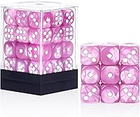 Vista 37 de 36 de paquete de dados de 12 mm de lado de 6 caras MINI, juego de dados de colores translúcidos, dados de 6 caras de colores estándar para Tenzi