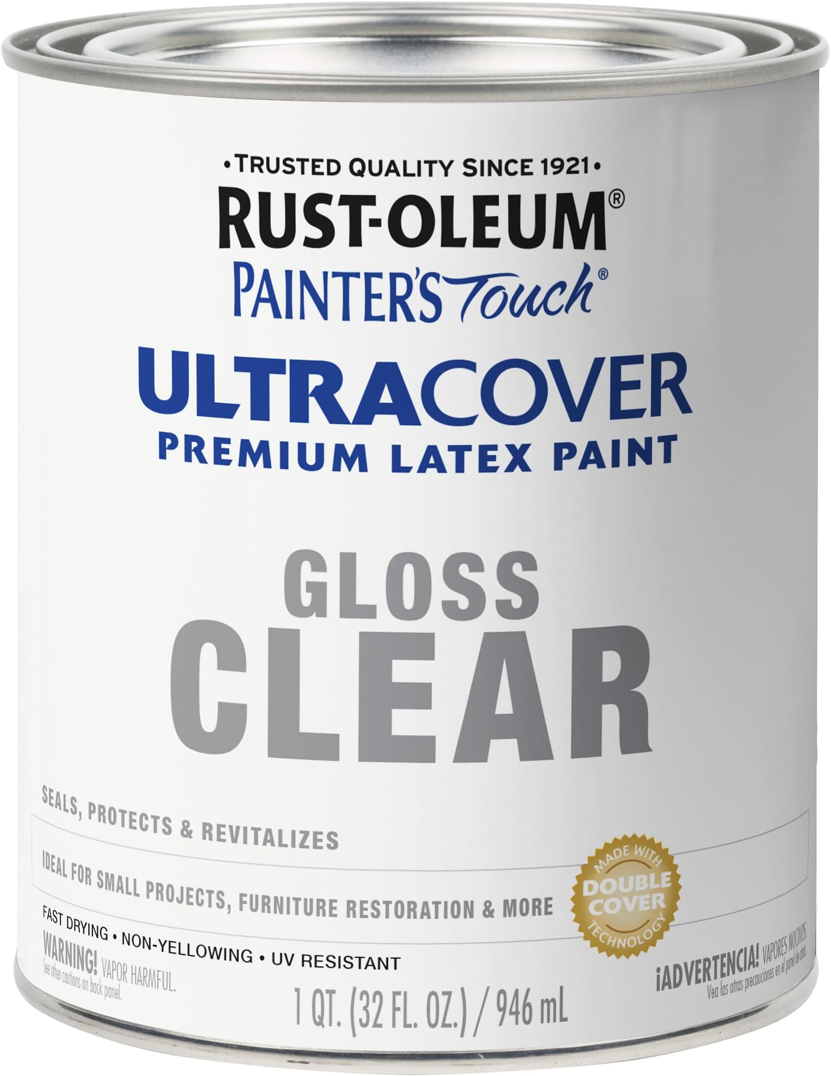 Rust-Oleum 242057 Quart Gloss Latex Paint& Clear