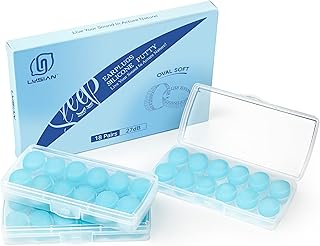 LYSIAN Soft Moldable Silicone Earplugs – 18 Pairs, SNR 27dB Noise Cancelling Ear Plugs for Sleep, Swim, Travel & Snore. Comfortable, Reusable & Block Noise for Peaceful Rest