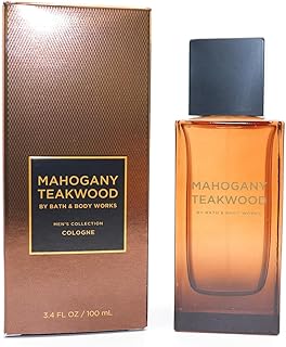 Bath and Body Men's Cologne Spray Mahogany Teakwood 3.4 oz 100ml.