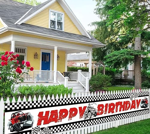 Miniatura 10 de Large Golf Happy Birthday Banner Golf Themed Birthday Party Supplies Decorations Golf Sports Themed Party Decoration for Men Boy Adult Kids - 9.8 x