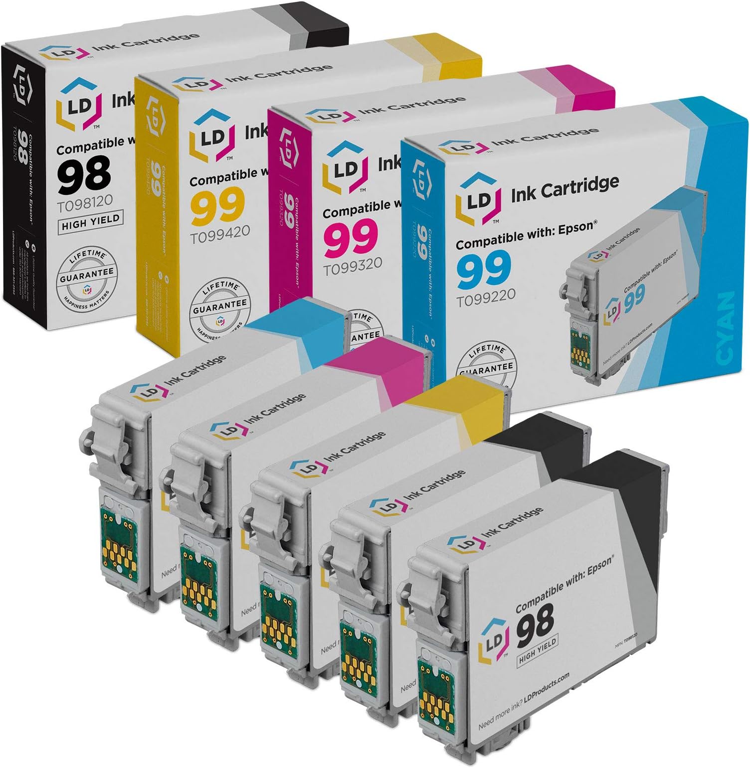 epson 98 99 ink cartridges