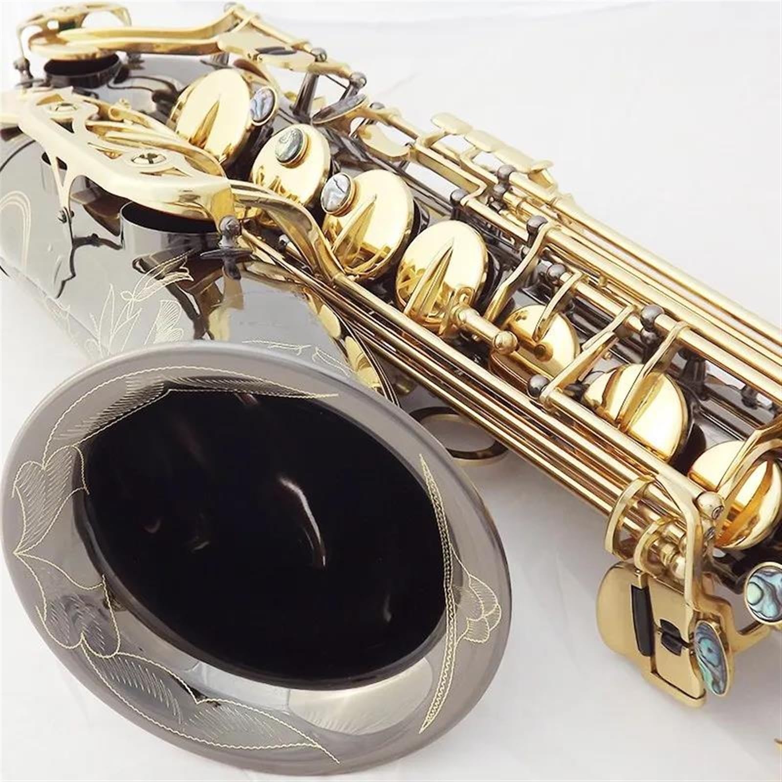 Saksofon Profesjonalny Saksofon Tenorowy B Grający Profesjonalnie W Akapicie Music Black