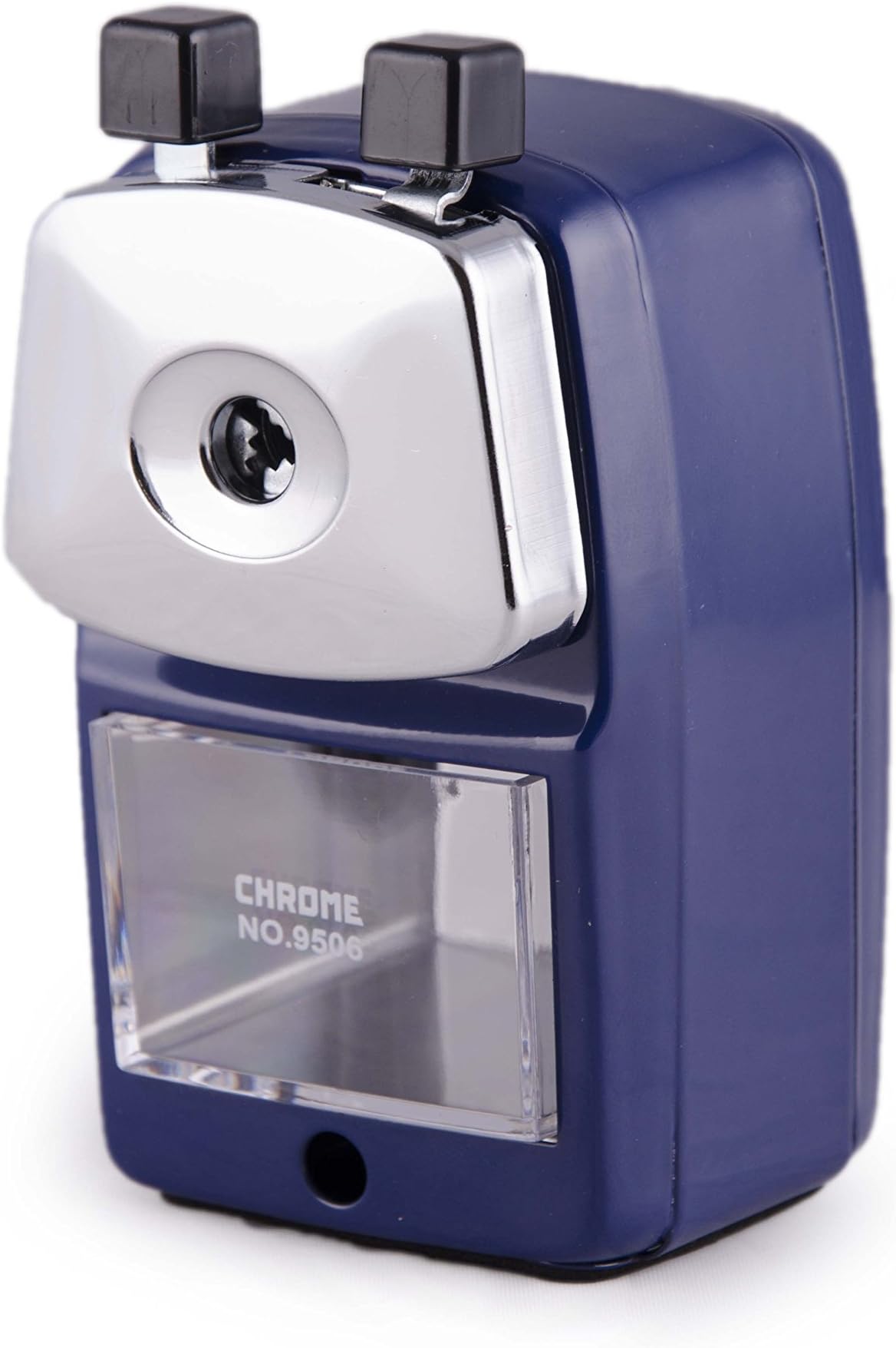 Chrome 9506 - Metal Body Pencil Sharpener (Blue), Medium