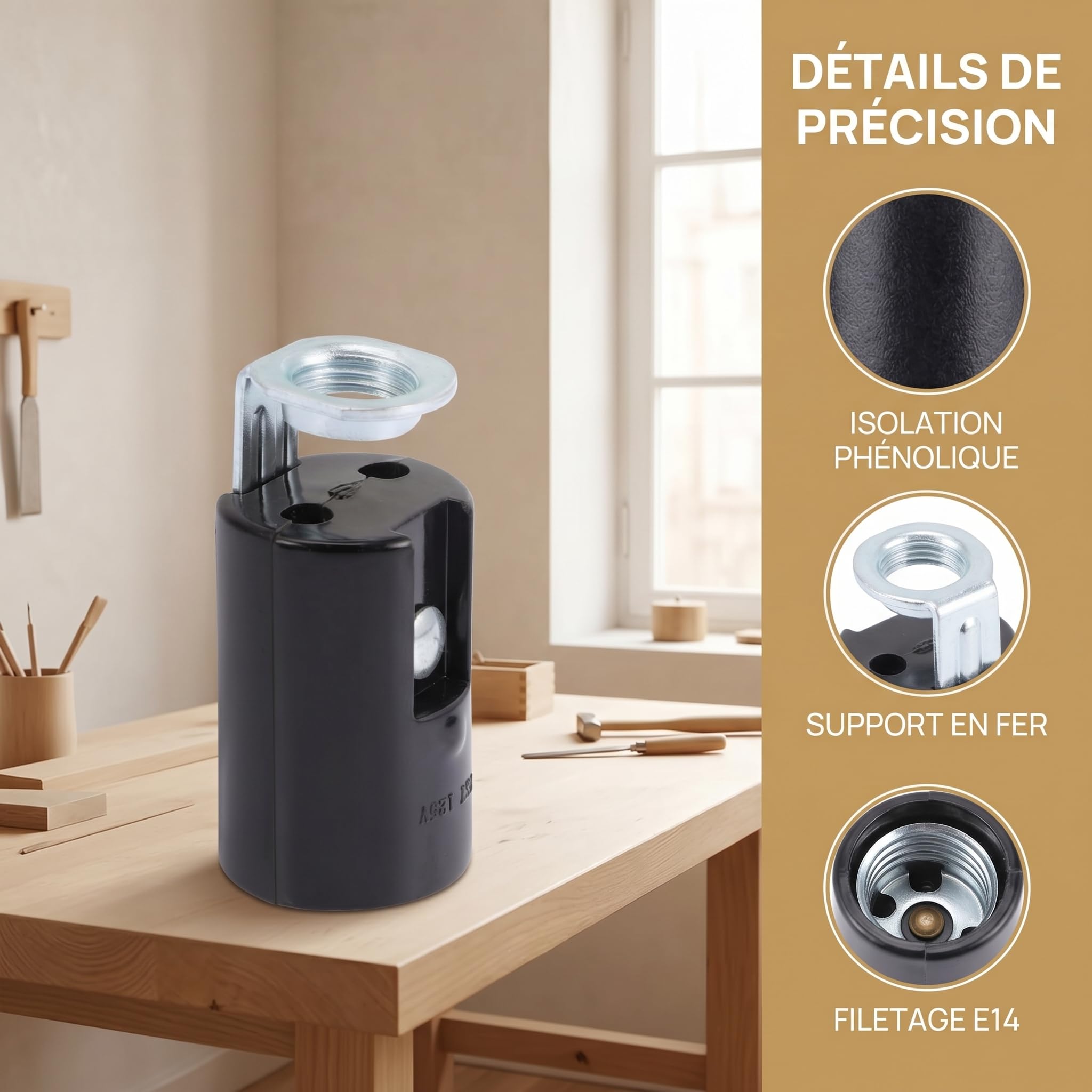 18 Bases De Prises De Lampe De Bougie E14 Pour Lustre Et Applique Murale | Douille e14 a Embase Lampe Lustre Pour Applique Murale Et Lampe Installation Facile Pour Maison Bureau Et Patio Douille Lampe
