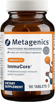 Metagenics ImmuCore Immune Support Vitamins C & D3, Zinc, 90 Tablets