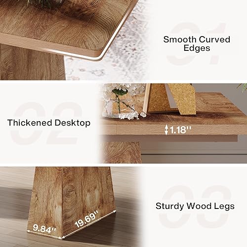 Miniatura 7 de Tribesigns - Escritorio ejecutivo de 63 pulgadas, escritorio grande para computadora de oficina con pedestal doble, estaciones de trabajo modernas y