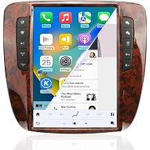 Qualcomm Car Radio for GMC Yukon Chevrolet Silverado Tahoe Suburban 2007-2013 Radio Carplay Android Auto Upgrade Android 13 2K Screen WiFi GPS BT5.0 FM/AM Backup Camera Only for AUTO AC