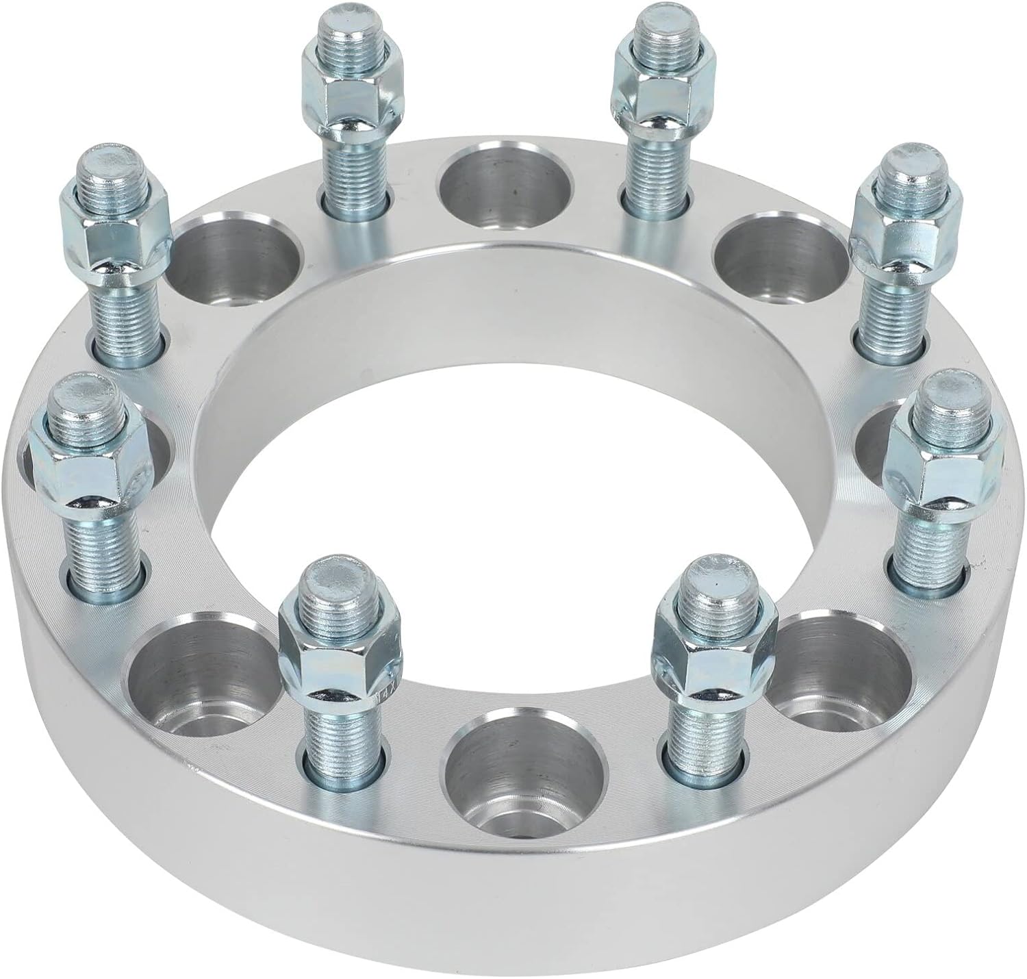 AINTIER 1.5" 8x6.5 to 8x170 Wheel Spacers Adapters Lug Centric 8 Lug 14x1.5 126mm Compatible with for Avalanche 2500 2002-2006| for Silverado 3500 HD 2007-2010(Set of 2)