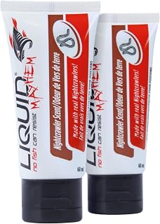 Liquid Mayhem Nightcrawler Fish Attractant Gel 60 ml / 2 oz · 60 Uses – Real Nightcrawler Bait & Aminos | UV-Enhanced Long-Lasting Gel – All Lure Types