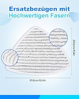 KEEPOW 5 db Mikroszálas Csere Felmosófej Vileda Gőztisztítóhoz - Mosható és Újrahasználható Fehér/Szürke Csíkos Betét

AI: KEEPOW 5 db Mikro 4