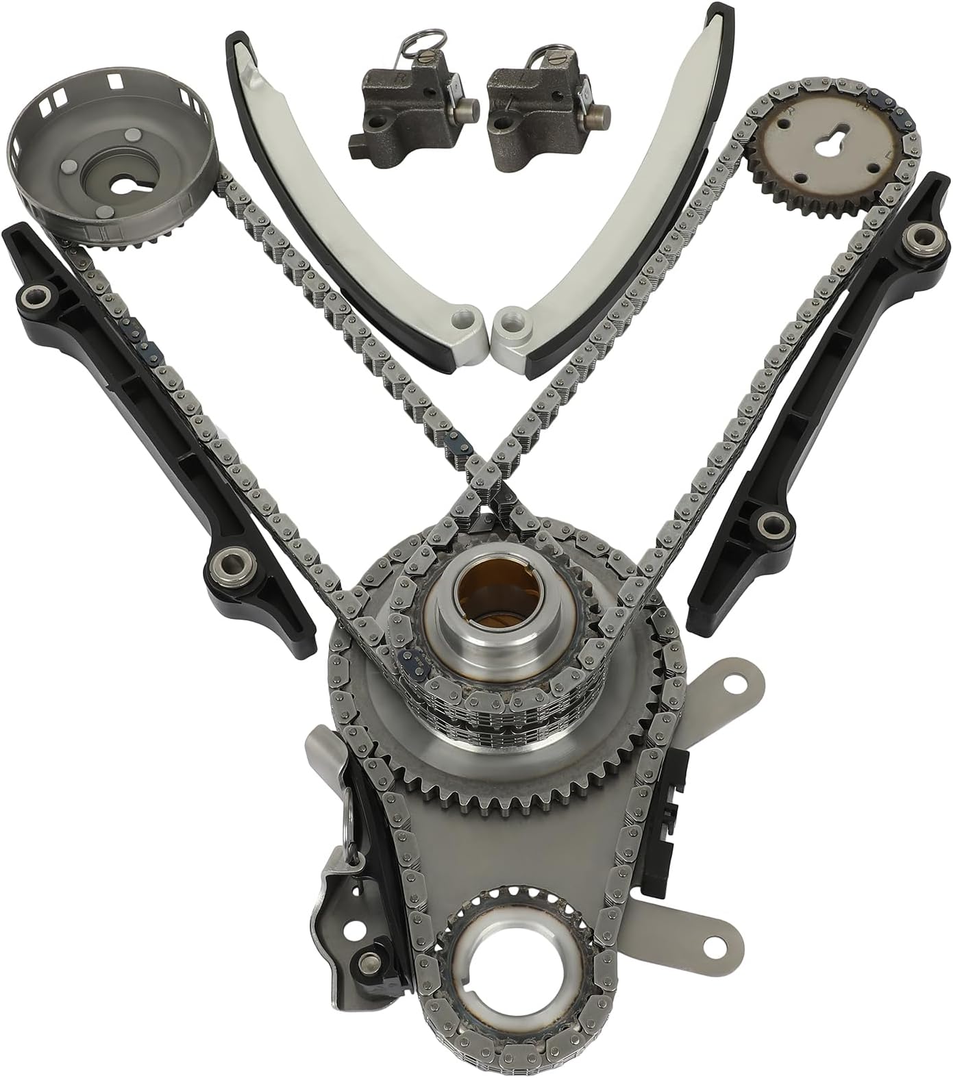 Timing Chain Kit ECCPP for 1999-2004 for Dodge Dakota, Durango, Ram 1500 | for Jeep Grand Cherokee 4.7 SOHC 285 V8 JTEC Design (IF-90393S)