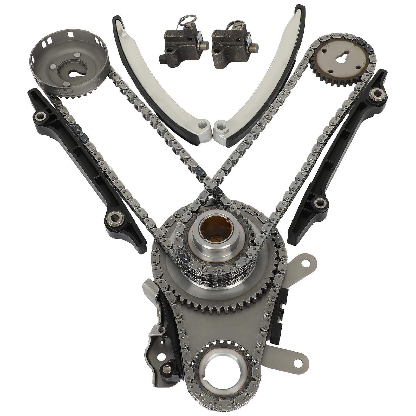 Timing Chain Kit ECCPP for 1999-2004 for Dodge Dakota, Durango, Ram 1500 | for Jeep Grand Cherokee 4.7 SOHC 285 V8 JTEC Design (IF-90393S)