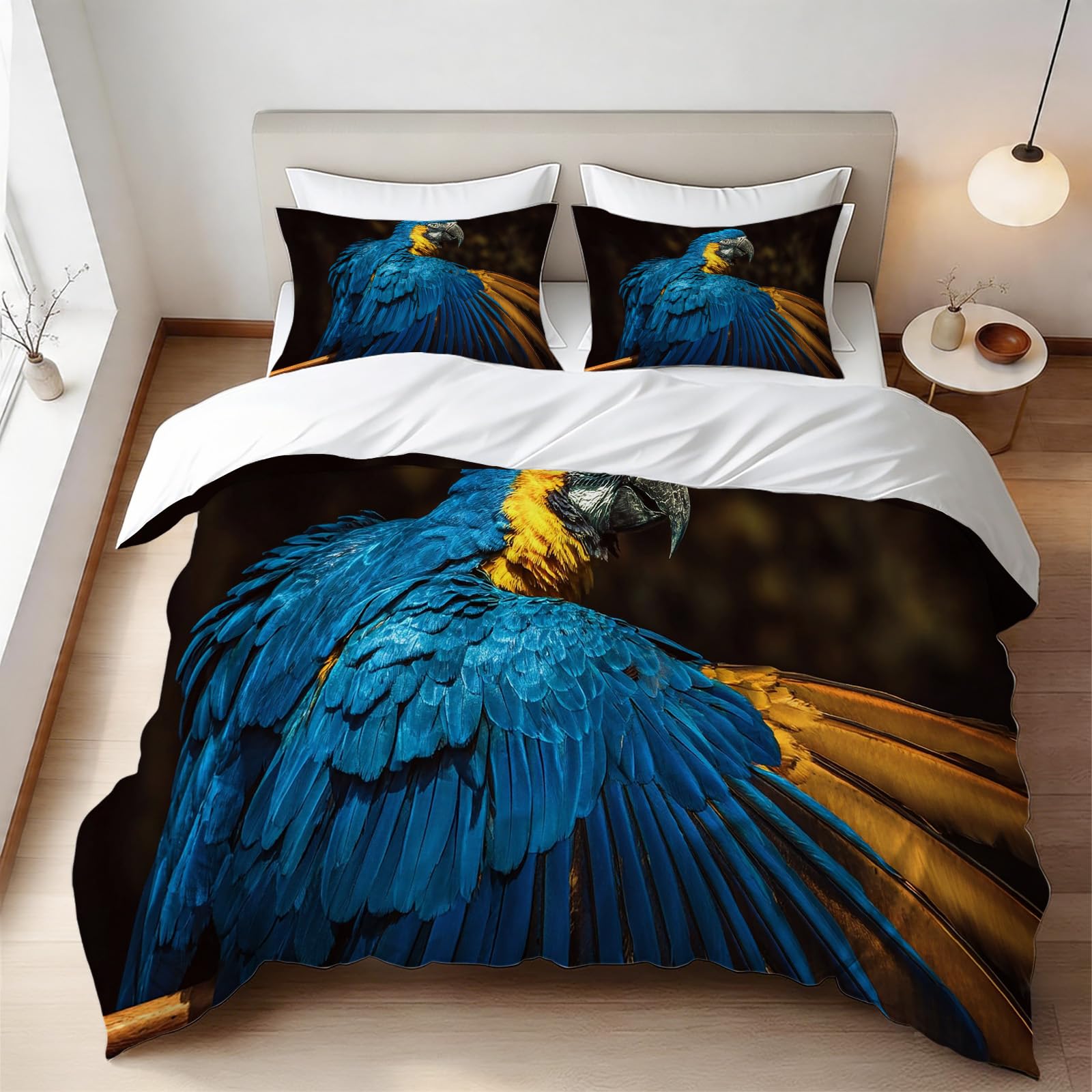 Housse de couette 240x260 oiseaux évadez-vous chaque soir dans un lit douillet et chaleureux