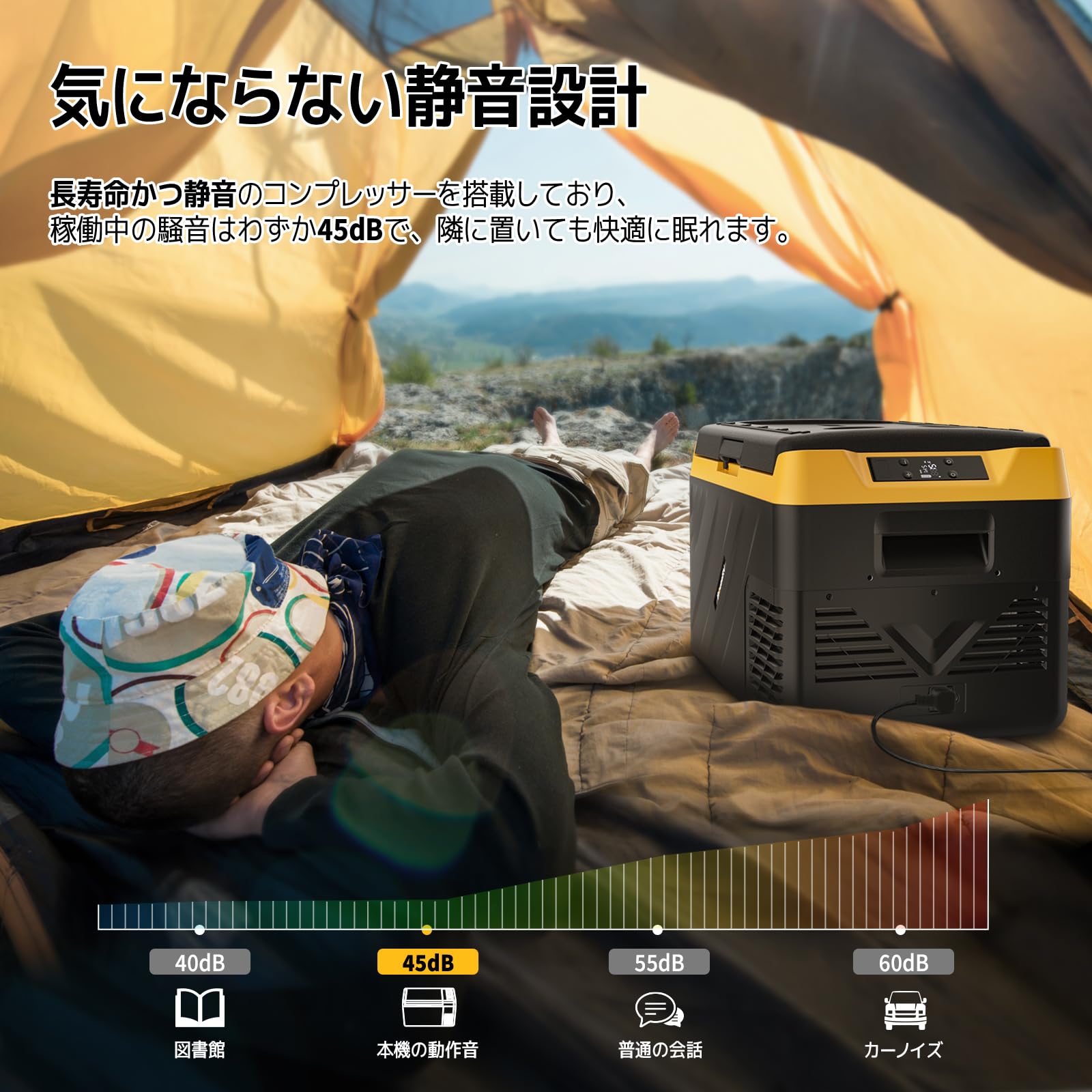 Amazon.co.jp: BougeRV 車載冷蔵庫 ポータブル冷蔵庫 28L 車載