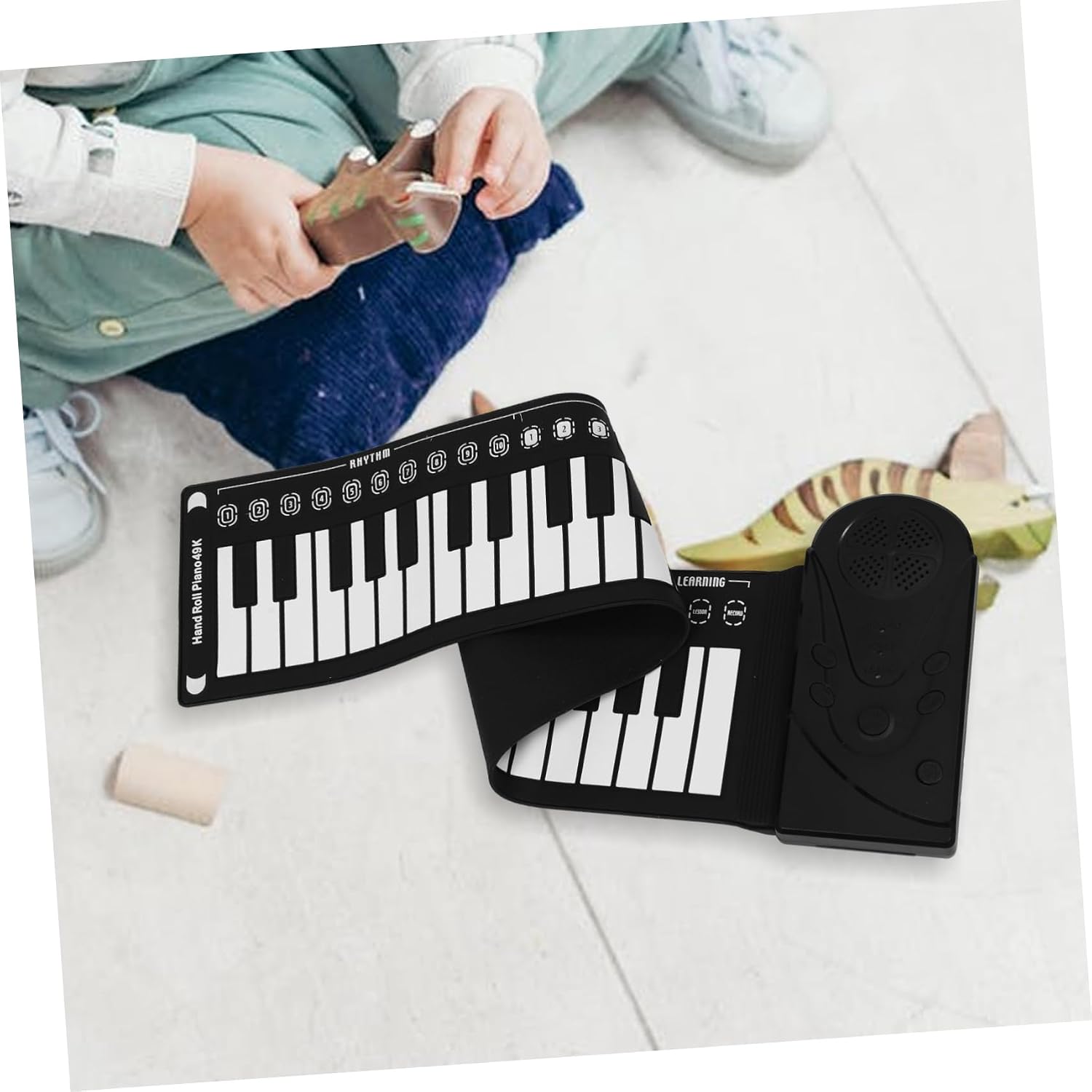 KESYOO Portable Hand Piano Digital Piano Key Weighted Keyboard Music Portable up