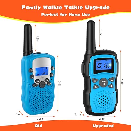 Miniatura 8 de Wishouse Walkie Talkies recargables para niños y adultos de largo alcance, regalo de cumpleaños de Navidad para niños y niñas de 3, 4, 5, 6, 7, 8,