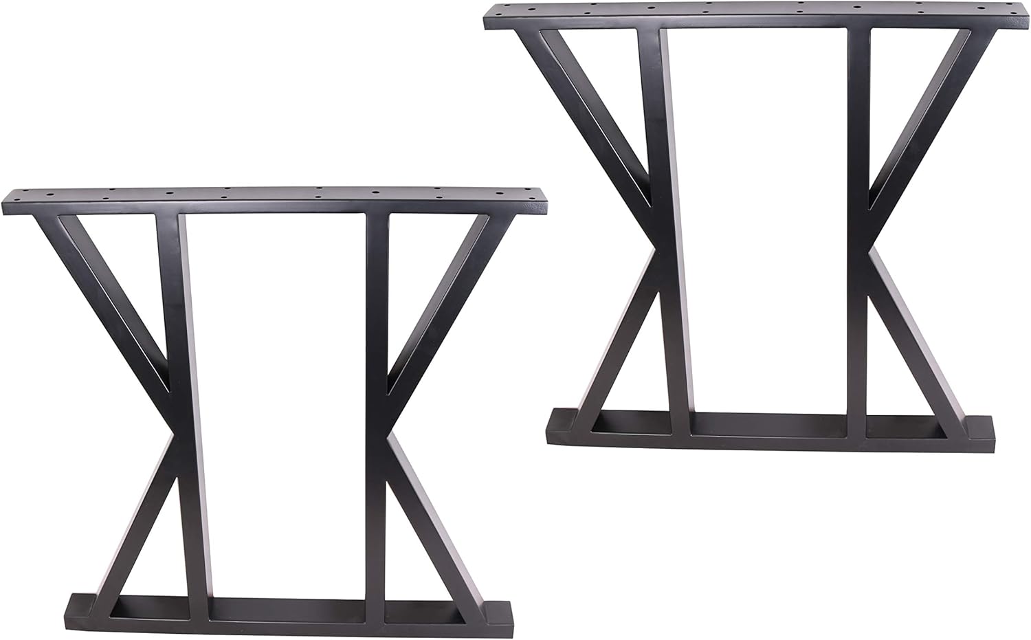 Buy ECLV 28 Dining Table Legs, K Shaped Vintage Steel Table Legs
