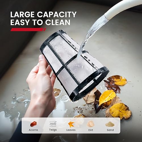 Miniatura 5 de Enhulk Aspiradora de piscina para piscina sobre el suelo, aspiradora de piscina mejorada 2025 con un poste telescópico, potente succión de 18.5