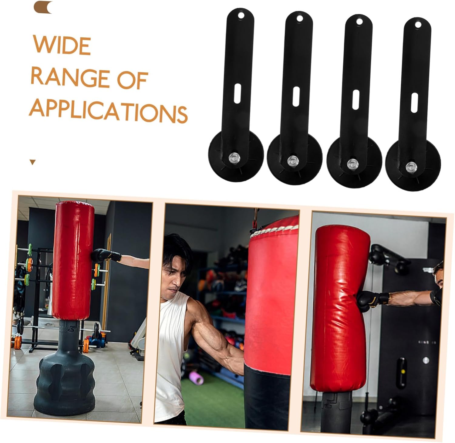Boxing Supplies Freestanding Retractable Legs Suction Cups Safety Features