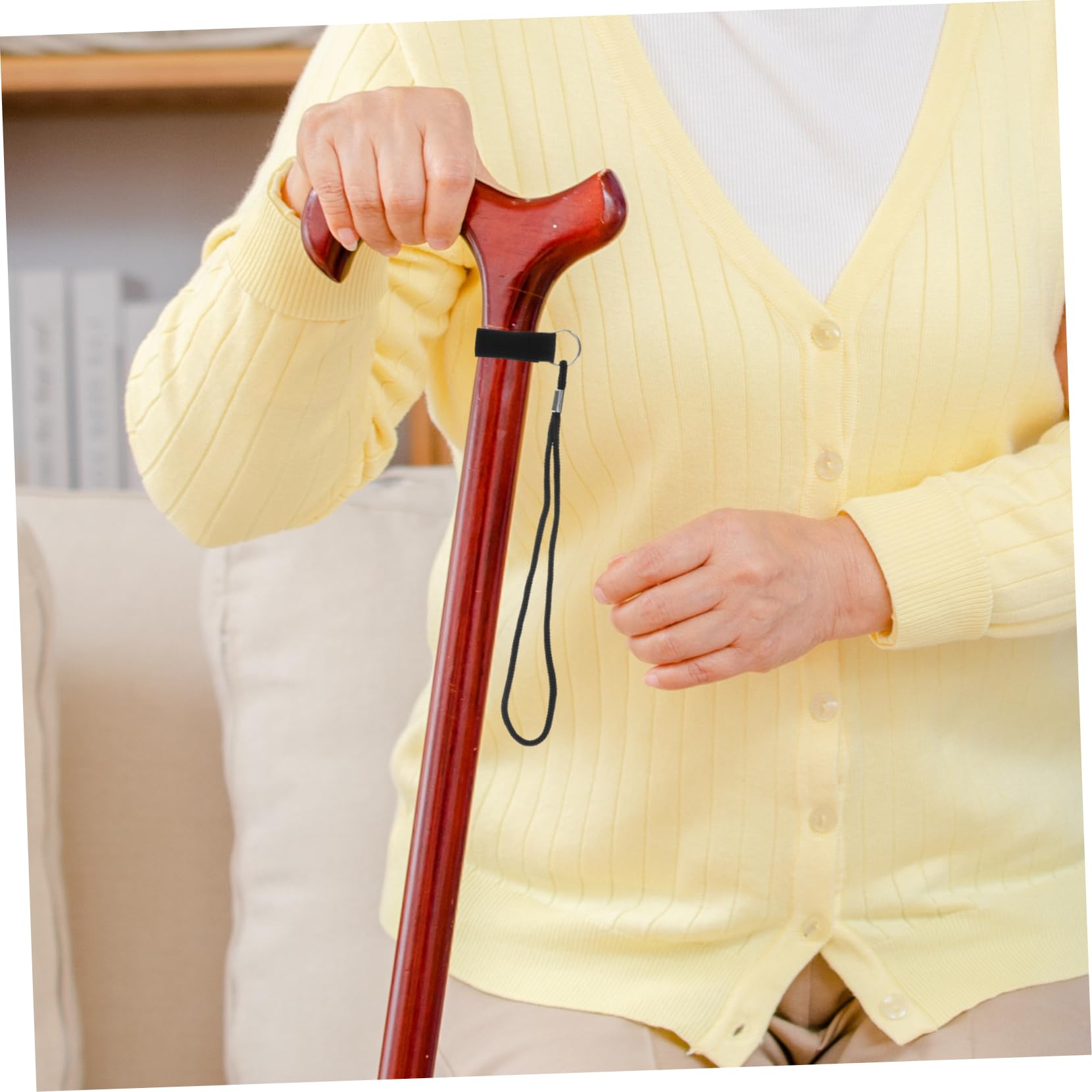 HAPINARY Cane Lanyards Walking Stick Wrist Strap Anti-Lost Wear-Resistant Easy to Use