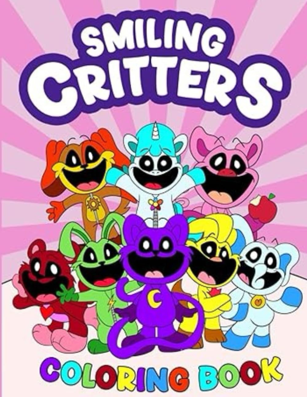 Smiling's Critters Coloring Book: Beautiful Design for Kids Boys Girls Ages 4-8 6-12 8-12,Encourage Creativity