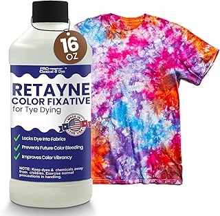 PRO Retayne Color Fixative 16 Ounces | Best Liquid Color Fixative for Dyed Cotton, Linen and Rayon Fabrics