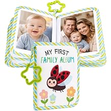 party greeting My First Baby Photo Album, Ladybug, Holds 17pcs 4x6 Photos